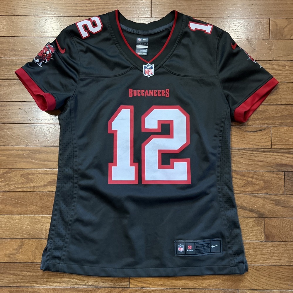 Nike Tom Brady #12 Tampa Bay Buccaneers Jersey Women's Small Black NFL